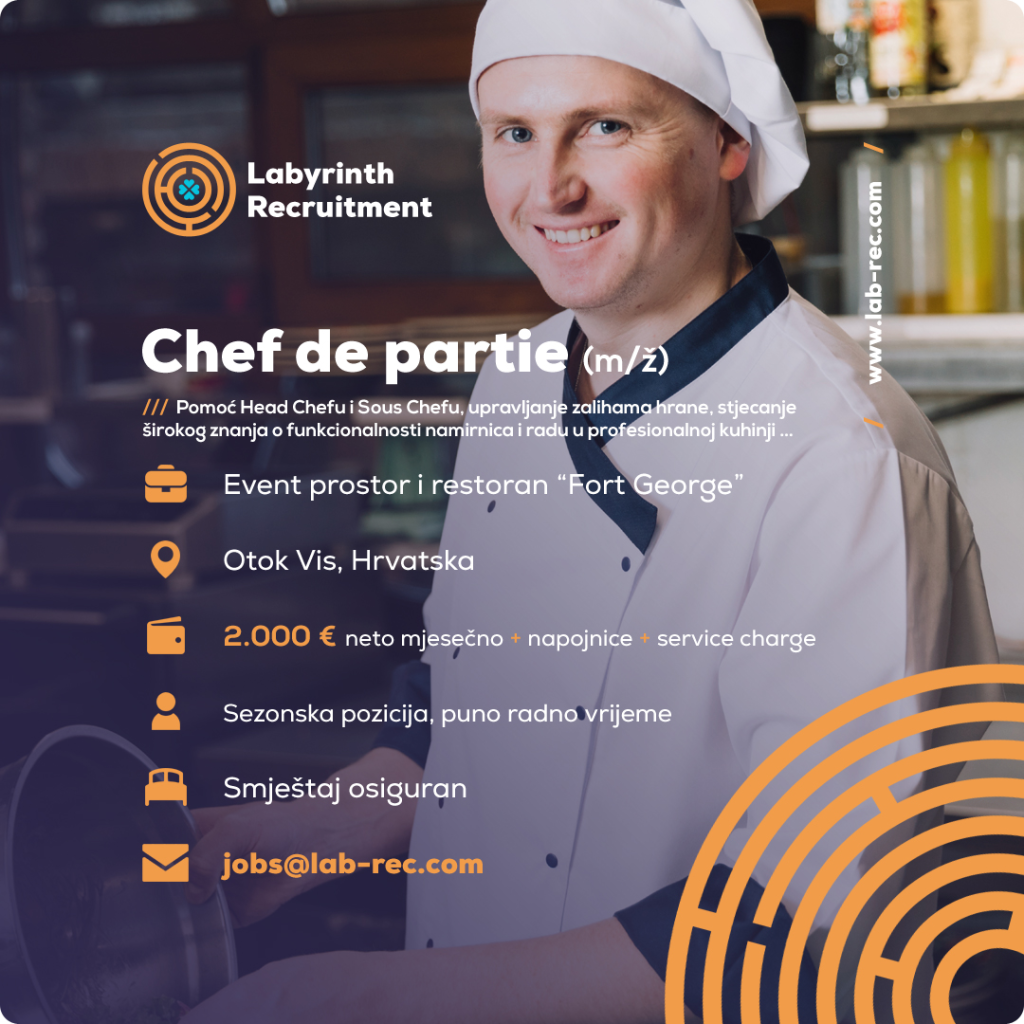 Poslovi u Hrvatskoj by Labyrinth Recruitment - Chef de partie