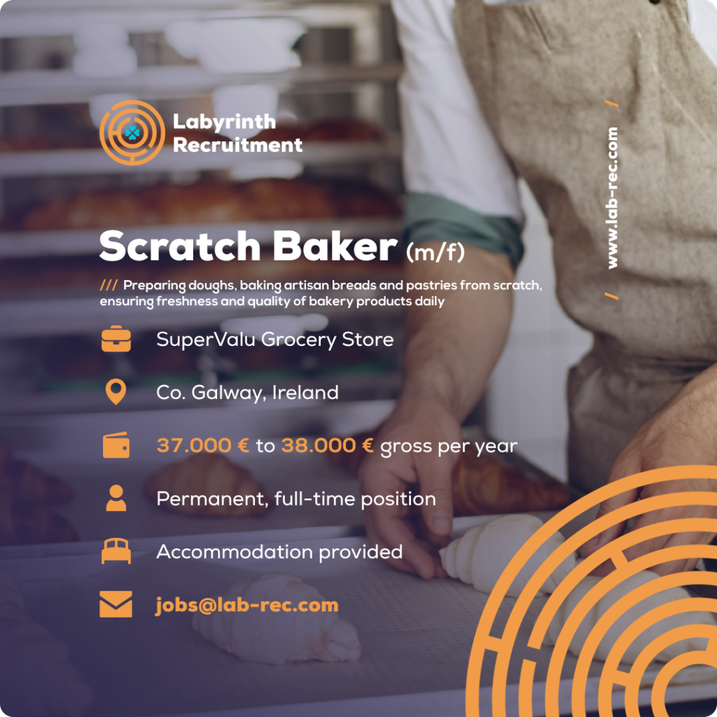 Jobs in Ireland by Labyrinth Recruitment - Scratch Baker