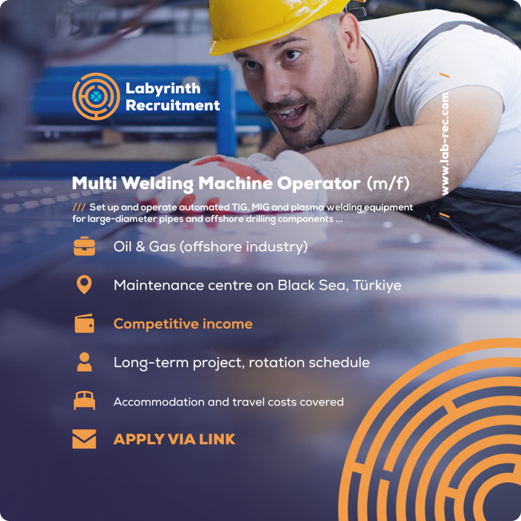 Job in Türkiye - Multi Welding Machine Operator